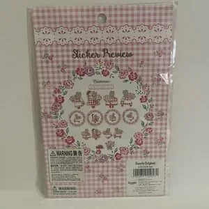 2018 Marron Cream Large Sticker Set