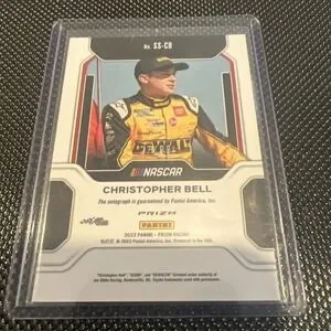 2022 Prizm Racing Christopher Bell Spotlight Signatures Auto /99 SS-CB