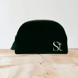 2024 Seint Green Velvet Limited Edition Makeup Bag