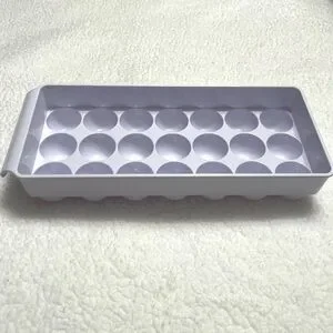 21 Count Fridge Egg Storage Container Egg Holder Egg Container White