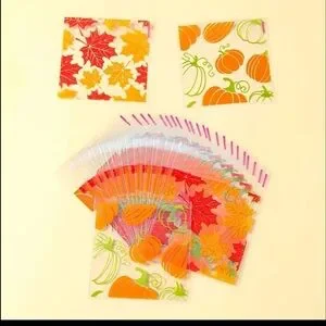 25 Fall Cellophane Bags (Jewelry And Accessories)