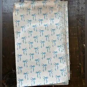 (25ct) Polymailer 6x9 blue Bow