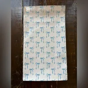 (25ct) Polymailer 6x9 blue bow