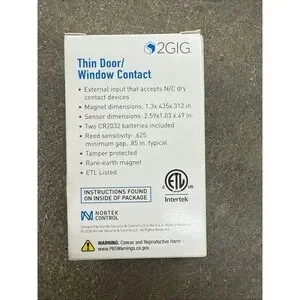 2Gig Thin Door/Window Contact (2GIG-DW10-345)