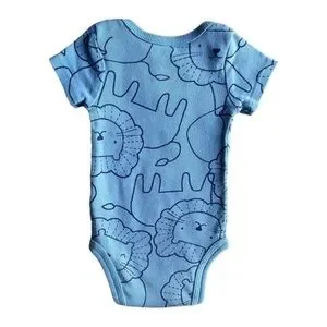 3/$15 Carter’s Just One You Blue And Black Outline Lion Onesie Newborn