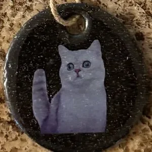 3/$20 Handcrafted Black Cat Ornament