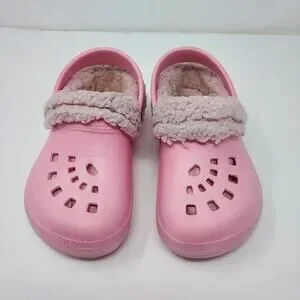 ⭐️3/$25 Dawgs Pink Clogs W/Fleece Lined Size 11/12