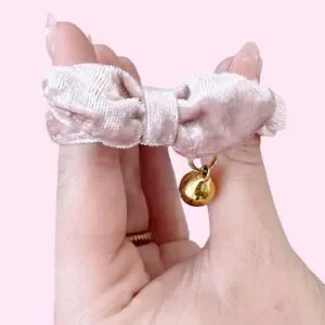 ✨3/$25✨ NWOT Pink Velvet Kitten Collar