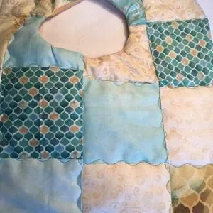 3/$25 or $12 Ea. NWT Handmade Reversible Quilted Baby Bib