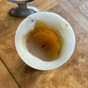 3.5” X 6” Tall Cream Pillar Candle