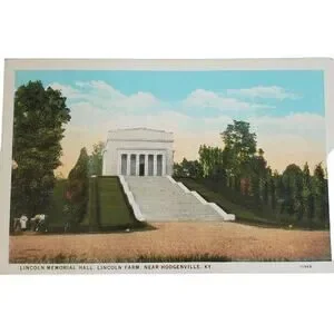 3 Kentucky Postcards Lincoln Marriage Cabin Pioneer Memorial State Park