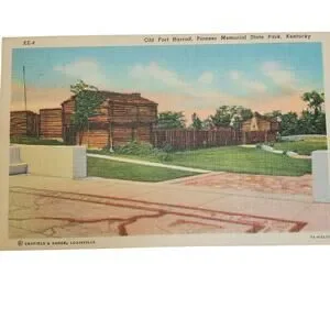 3 Kentucky Postcards Lincoln Marriage Cabin Pioneer Memorial State Park