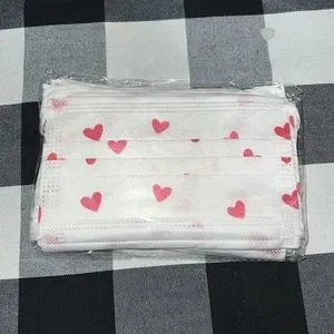 3 SEALED BAGS (10 In Each Bag) KID GIRL PINK DISPOSABLE MASKS