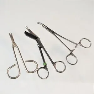 3 Vet Scissors Surgical Instruments Veterinarian Canine Feline Lot #1