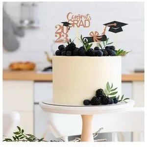 32 Pieces 2024 Diplomas Cap Cupcake Picks Cupcake Toppers Brand NEW