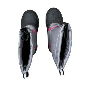 3M Thinsulate Northside Gray And Pink Kids Rain & Snow Boots