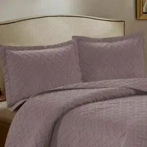 3PC Quilt Bedspread Set Oversized Queen Bark