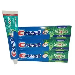 3x Crest Complete Scope Outlast Toothpaste 5.4oz Whitening Exp 12/2027 New