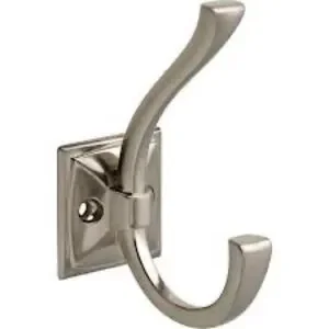 4 Unopened towel hooks from Lowes brushed nickel