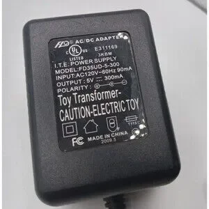 5/$25 AC Adapter C Crane FD35UD-5-300 FD35UD-5300 I.T.E. Power Supply Cord