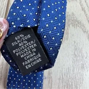 573 - Michael Kors Marbury Neat Tie Indigo 401 2MKC24-1002 Silk Blend $69.50
