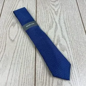 573 - Michael Kors Marbury Neat Tie Indigo 401 2MKC24-1002 Silk Blend $69.50