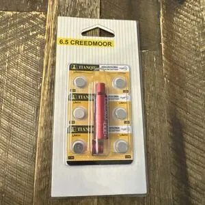 6.5 CRD Creedmoor Cartridge Laser Bore Sight ‎ Red Aluminum Batteries Included