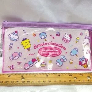 6 For $20♥️ BNWT Hello Kitty Sanrio Pink Pencil Case Bundle