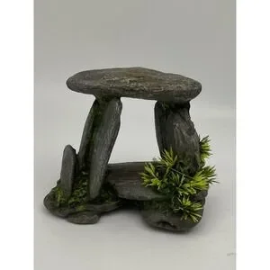 6" x 5.5" Balancing Rock Ruins Formation Fish Aquarium Decor - New