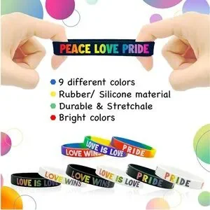 60 Pcs Rainbow Pride Accessories Set