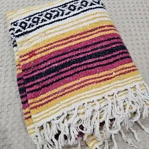 60x40 Traditional Mexican Serape Falsa Blanket