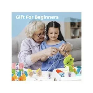 6Pcs Crochet Kit For Beginners Crochet Animal Kits DIY Craft For Adults/Kids NEW