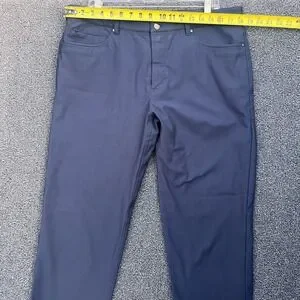 7 Diamonds Pants Mens 36 X 34 Infinity 7 Pocket Performance Tech Chino Golf Blue