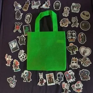 $8 Custom Made Canvas Bag & 10 Random Stickers W/ NBC Purchase
