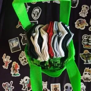$8 Custom Made Canvas Bag & 10 Random Stickers W/ NBC Purchase