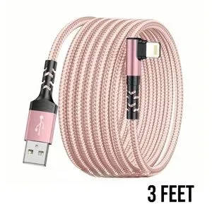 90 Degree Lightning Adapter For IPhone In Rose Gold NIB