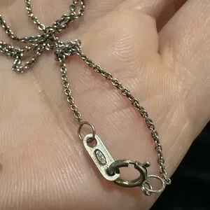925 Black And Clear Diamond Frog Pendant Necklace