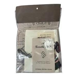 A Gentle Art By Tricia Cross Stitch Kit – Vintage - Bruton Parish Church 1992