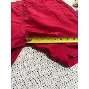 Abound Swim Trunks Shorts Suit Pockets 6.5" Inseam Mens Size 2XL Red 100% Nylon