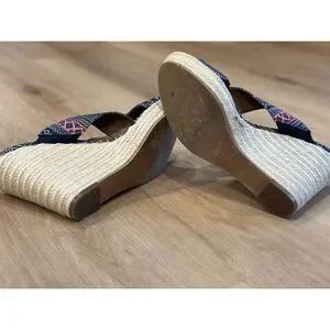 Abound Women's Espadrille Wedge Tribal Sandals Size 12M