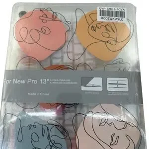 Abstract Faces Hardshell Case / Cover Fits MacBook Pro 13" New In Package
