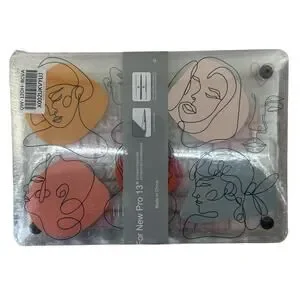 Abstract Faces Hardshell Case / Cover Fits MacBook Pro 13" New In Package