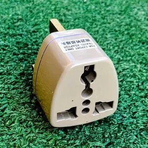 AC Adaptor Converts USA to UK United Kingdom Grounded Outlet Travel Plug Adapter