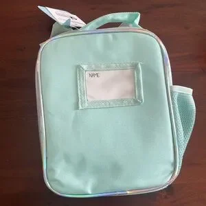 Accessory Innovations Kids Lunch Bag Sea Green Iridescent Animal Bag New Size OS