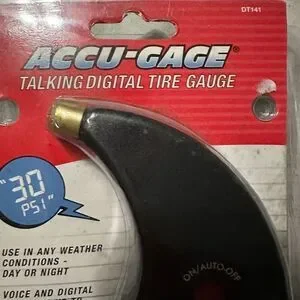 Accu-Gage Talking Digital Tire PSI Pressure Gauge New Car Truck Automobile