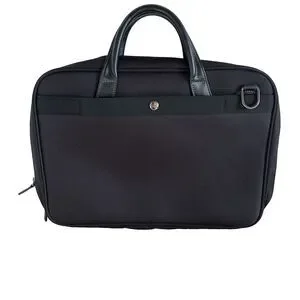 Ace Aramis Men Black Nylon Laptop Business Bag Top Handle NEW No Shoulder Strap