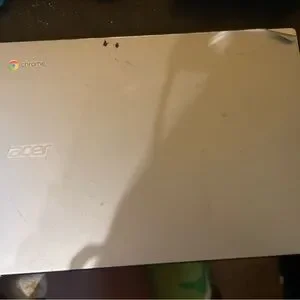 Acer Silver Laptop With Black Keys And Full HD Display