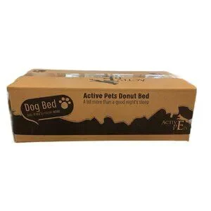 Active Pets Donut Dog Bed – Small (23") – Beige – Brand New In Box - Sealed