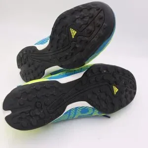 Adidas Blue & Lime Green Touch Compound Sneakers Mens 8.5