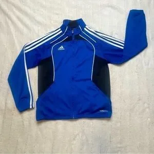 Adidas clima cool jacket track coat zip up boys medium